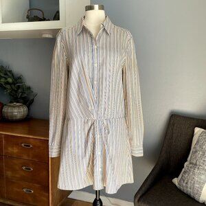 Thakoon Addition Striped Shirt Dress